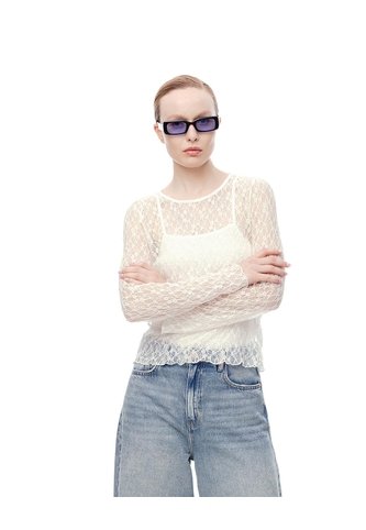 Camibuzo Encaje Camisilla Interna Habano Mujer Marron Gef