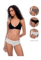 Panty Cachetero Algodón Tiro Medio X3unds Surtido Mujer Multicolor de Gef