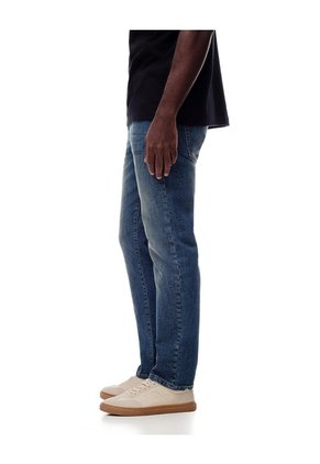 Jean Straight índigo Medio Hombre Azul Oscuro