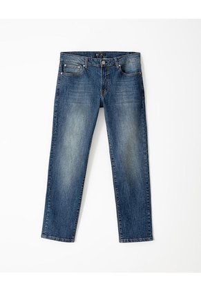 Jean Straight índigo Medio Hombre Azul Oscuro