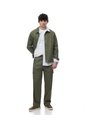 Chaqueta Overshirt Regular Liviana Verde Oliva Hombre Verde de Gef