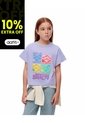 Camiseta Regular Stitch Morada Niña Lila de Gef
