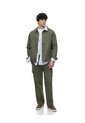 Chaqueta Overshirt Regular Liviana Verde Oliva Hombre Verde de Gef