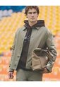 Chaqueta Overshirt Regular Liviana Verde Oliva Hombre Verde de Gef