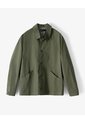Chaqueta Overshirt Regular Liviana Verde Oliva Hombre Verde de Gef