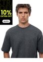 Camiseta Regular Manga Corta Gris Ada Hombre Gris de Gef