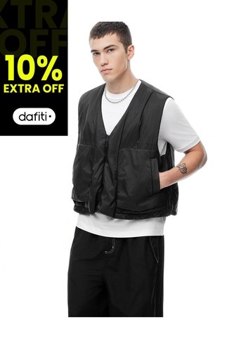 Chaleco Parachute Negro Hombre Negro Gef