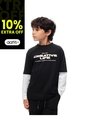Camibuzo Regular Algodón Estampado Niño Negro de Gef