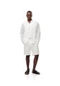 Camisa Manga Larga Regular Lino Blanca Hombre Blanco de Gef
