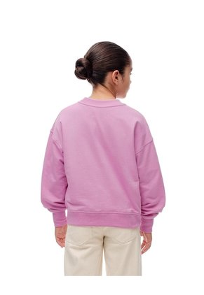 Buzo Regular Algodón Estampado Navidad Niña Rosa