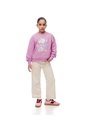 Buzo Regular Algodón Estampado Navidad Niña Rosa de Gef