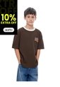 Camiseta Regular Manga Corta Café Niño Cafe de Gef