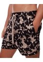 Pantaloneta De Baño Estampada Hombre Marron de Gef