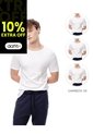 Camisetas Slim Algodón X3unds Blanca Hombre Blanco de Gef