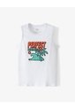 Camiseta Regular Blanca Niño Blanco de Gef