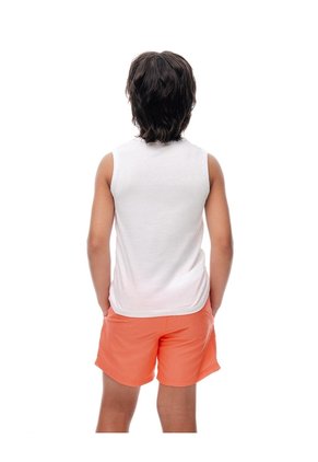 Camiseta Regular Blanca Niño Blanco