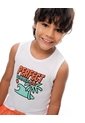 Camiseta Regular Blanca Niño Blanco de Gef