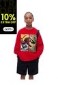 Buzo Regular Jurassic World Rojo Niño Rojo de Gef