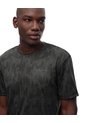 Camiseta Deportiva Control Humedad Estampada Hombre Gris de Gef