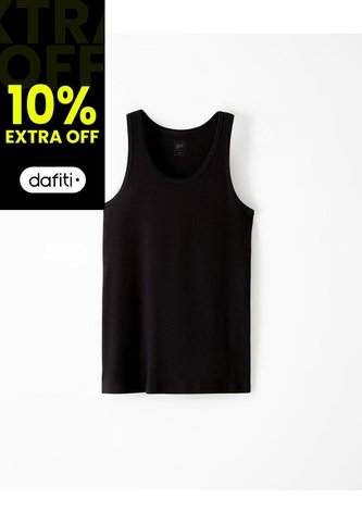 3 Camisetas Slim Negra Hombre Negro Gef