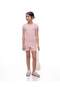 Camiseta Regular Rosada Niña Rosa de Gef