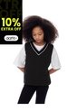 Chaleco Oversize Tejido Negro Niña Negro de Gef
