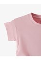Camiseta Regular Rosada Niña Rosa de Gef