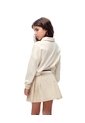 Falda Corta Con Pliegues Beige Niña Marron de Gef