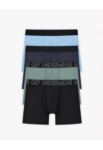4 Bóxers Medio Surtido Hombre Multicolor Gef