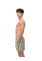 Pantaloneta De Baño Rayas Hombre Marron de Gef