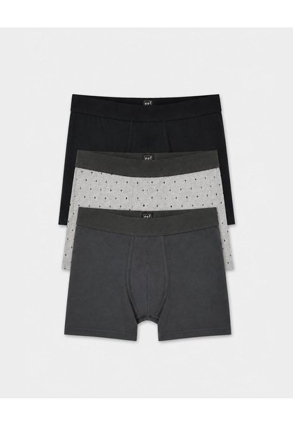 Bóxer Medio Algodón Jersey X3unds Surtido Hombre Multicolor