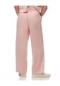 Pantalón Tiro Medio Holgado Rosado Niña Rosa de Gef
