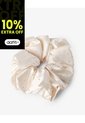 Scrunchie Para El Cabello Beige Mujer de Gef