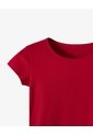 Camiseta Slim Algodón Roja Mujer Rojo de Gef