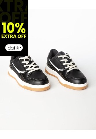 Tenis Casuales Negros Niño Negro Gef