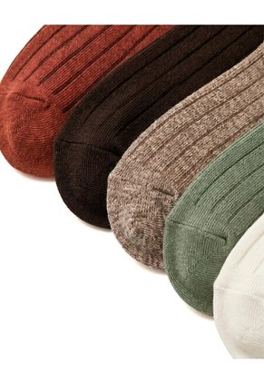 5 Pares De Medias Tobilleras Surtido Mujer