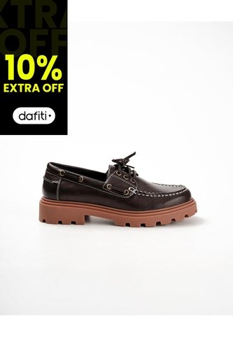Mocasín Chunky Café Mujer Cafe Gef