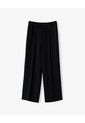 Pantalón Regular Tiro Medio Negro Mujer Negro de Gef