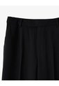 Pantalón Regular Tiro Medio Negro Mujer Negro de Gef