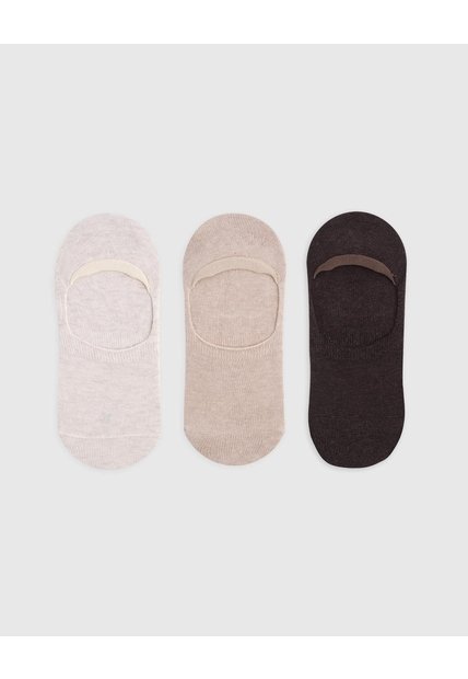 Medias Hombre Baleta Algodón Pack X3 Surtido