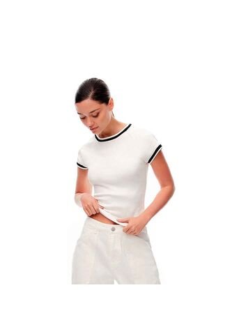 BLUSA GEF MUJER LETAK BLANCO 908 Talla L Gef