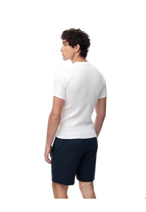 Camiseta Slim Algodón X2unds Blanca Hombre Blanco
