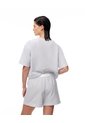 Short Relax Tiro Alto Texturizado Azul Mujer Azul de Gef