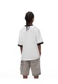 Camiseta Oversize Blanca Estampada Niño Blanco de Gef