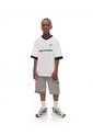 Camiseta Oversize Blanca Estampada Niño Blanco de Gef