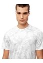 Camiseta Deportiva Control Humedad Estampada Hombre Blanco de Gef