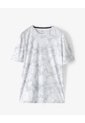 Camiseta Deportiva Control Humedad Estampada Hombre Blanco de Gef