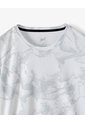 Camiseta Deportiva Control Humedad Estampada Hombre Blanco de Gef