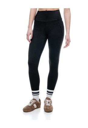 Legging Deportivo Secado Rápido Negro Mujer Negro