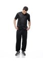 Camiseta Deportiva Control De Humedad Negra Estampada Hombre Negro de Gef